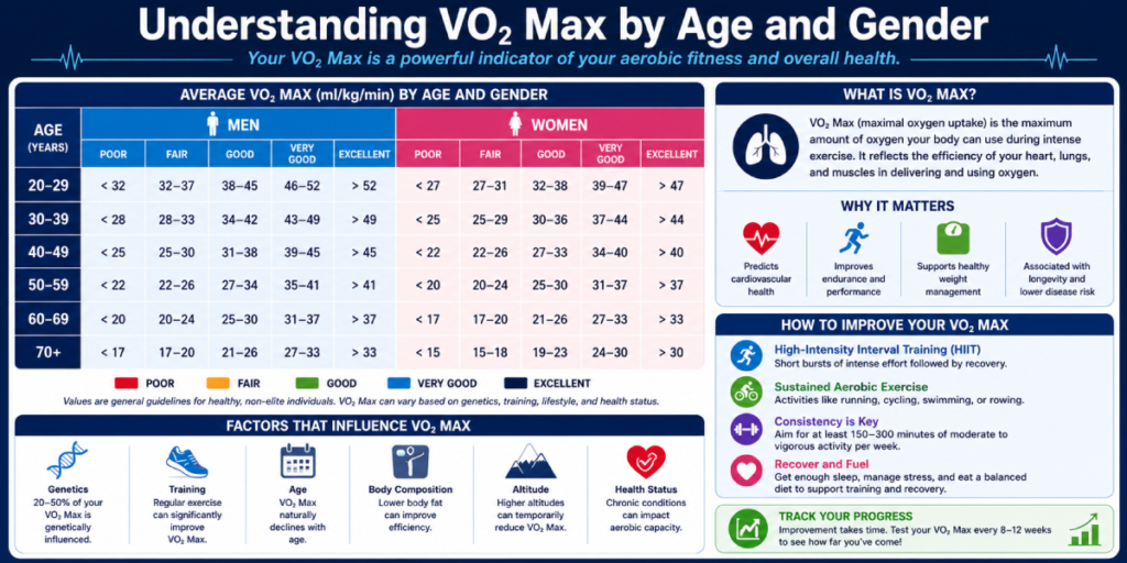 Understanding VO₂ Max by Age and Gender